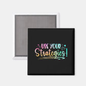 Test Day State Testing Exam Teacher Student Motiva Magnet (Vorderseite/Rückseite)