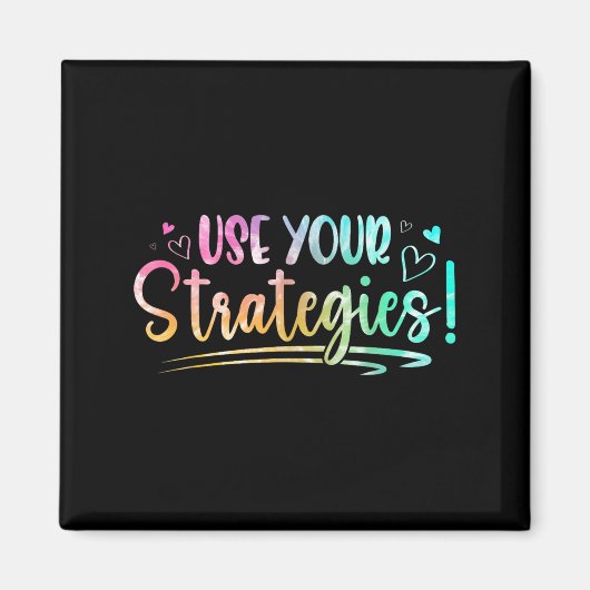 Test Day State Testing Exam Teacher Student Motiva Magnet (Vorne)