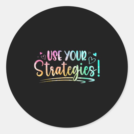 Test Day State Testing Exam Teacher Student Motiva Runder Aufkleber (Vorderseite)