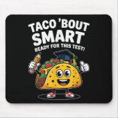 Test Day Teacher Shirt Motivational Testing Day Ta Mousepad (Vorne)