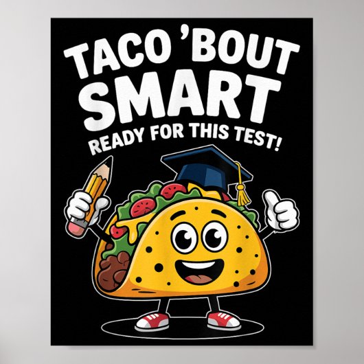 Test Day Teacher Shirt Motivational Testing Day Ta Poster (Vorne)