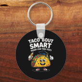 Test Day Teacher Shirt Motivational Testing Day Ta Schlüsselanhänger (Vorderseite)