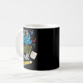 Test Day Yall Funny School Testing Testing Motivat Kaffeetasse (Vorderseite Links)