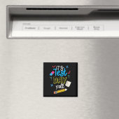 Test Day Yall Funny School Testing Testing Motivat Magnet (In Situ (Geschirrspüler))