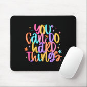 Test Day You Can Do Hard Things Teacher Testing Da Mousepad (Mit Mouse)