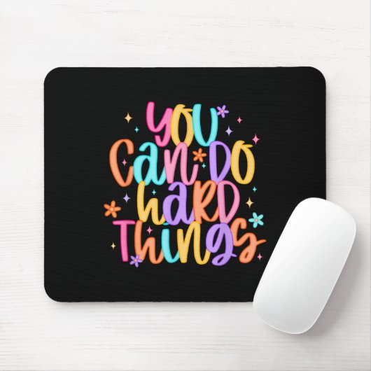 Test Day You Can Do Hard Things Teacher Testing Da Mousepad (Mit Mouse)