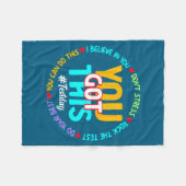 Test Day You Got This - Funny Motivation Teacher S Fleecedecke (Vorderseite (Horizontal))