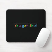 Test Day You Got This! Motivational Teacher Studen Mousepad (Mit Mouse)
