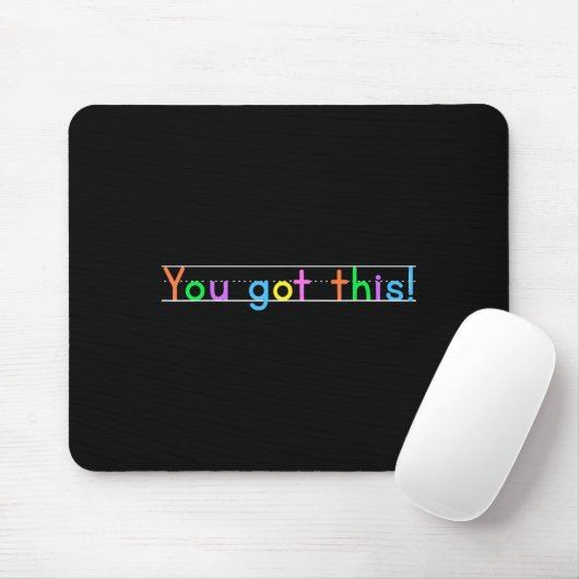 Test Day You Got This! Motivational Teacher Studen Mousepad (Mit Mouse)