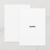 test einladung (Vorne/Hinten)