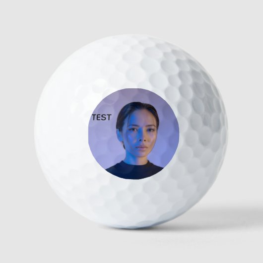 test golfball (Vorderseite)