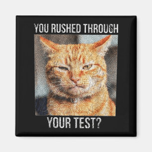 Test Hurz Durch Lustiger Testtag Lehrer Meme Magnet