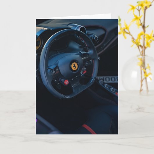 test karte (Gelbe Blume)