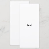 test menükarte (Vorne/Hinten)