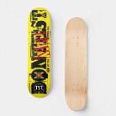 TEST MICH! 7 3/4" Skateboard Deck (Vorderseite)