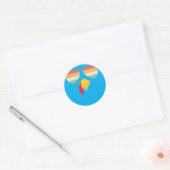 Test Runder Aufkleber (Umschlag)