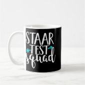 Test Squad Elementarlehrer Testtag Kaffeetasse (Links)