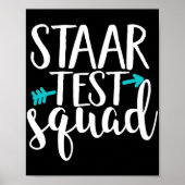 Test Squad Elementarlehrer Testtag Poster (Vorne)