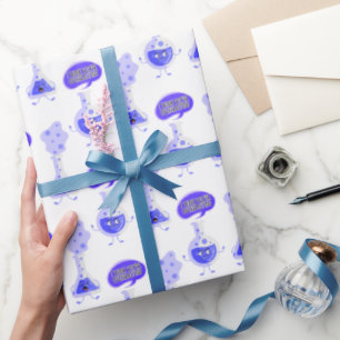 Test Tube Chemie Ich glaube, Sie überreagieren Geschenkpapier