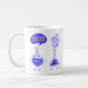 Test Tube Chemie Ich glaube, Sie überreagieren Kaffeetasse