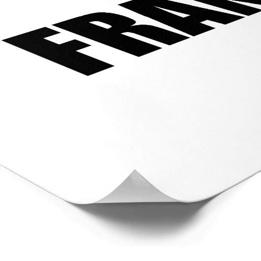 Test unserer Fortschritte bieten genug F.D. Roosev Poster (Ecke)