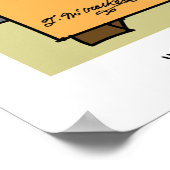 Test zur Führung des offenen Buches Poster (Ecke)