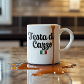 Testa Di Cazzo - Funny Italian Gag Gift Kaffeetasse