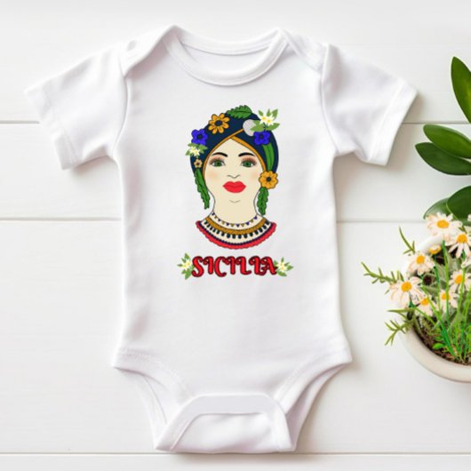 Testa di Moro Baby Strampler