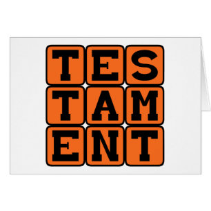 Testament, Beweis der Tatsache