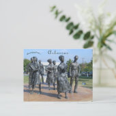 Testament Little Rock Nine Little Rock Arkansas Postkarte (Stehend Vorderseite)
