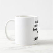 Teste mich nicht kaffeetasse (Links)