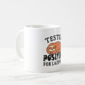 Tested positiv for laziness Sloth Kaffeetasse (Vorderseite Links)