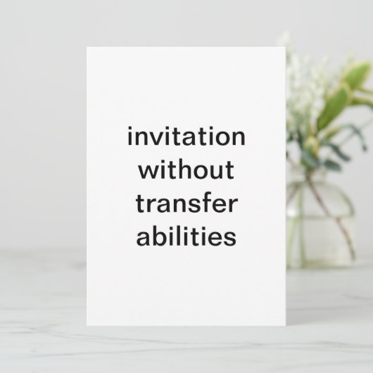 Testeinladung Einladung (Stehend Vorderseite)