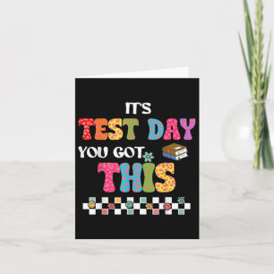 Testen der Motivation Student Lehrer seinen Testta Karte