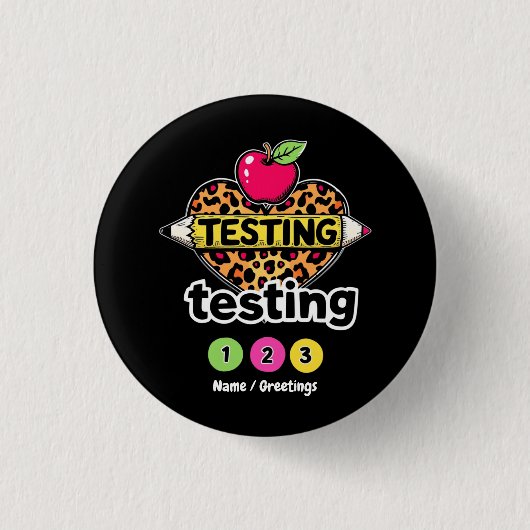 Testen des 123-Leitfadens zum erfolgreichen Testta Button (Vorderseite)