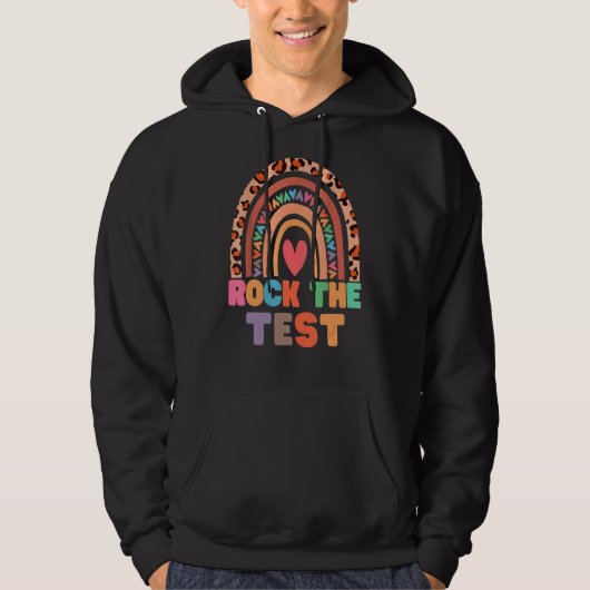 Testen des Testlehrers am Testtag Hoodie (Vorderseite)