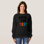 Testen des Testlehrers am Testtag Sweatshirt (Vorne ganz)