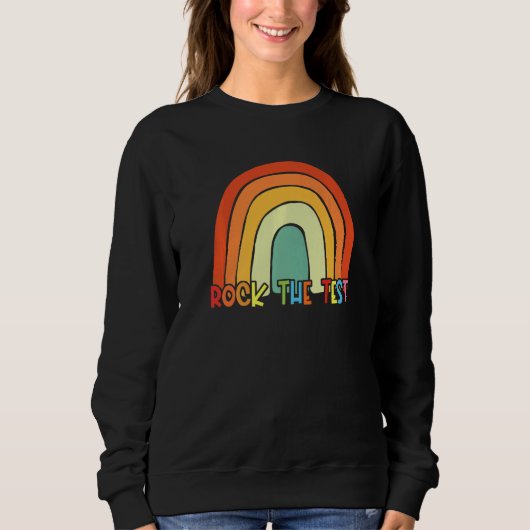 Testen des Testlehrers am Testtag Sweatshirt (Vorderseite)