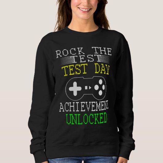 Testen des Testlehrers am Testtag Sweatshirt (Vorderseite)