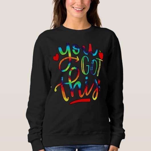 Testen des Testlehrers am Testtag Sweatshirt (Vorderseite)