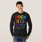 Testen des Testlehrers am Testtag T-Shirt (Vorne ganz)