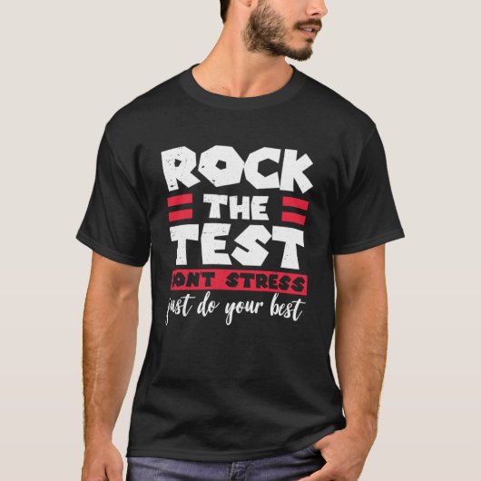 Testen des Testlehrers am Testtag T-Shirt (Vorderseite)