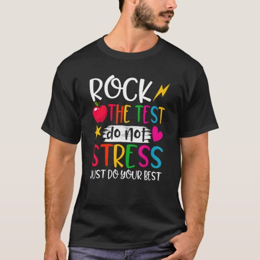Testen des Testlehrers am Testtag T-Shirt (Vorderseite)