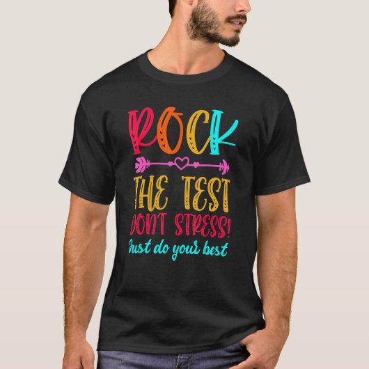 Testen des Testlehrers am Testtag T-Shirt (Vorderseite)