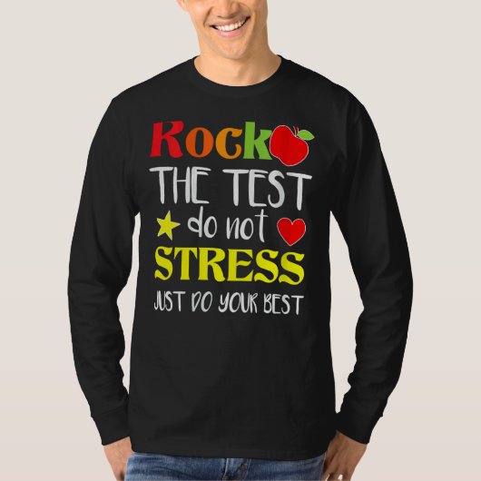 Testen des Testlehrers am Testtag T-Shirt (Vorderseite)