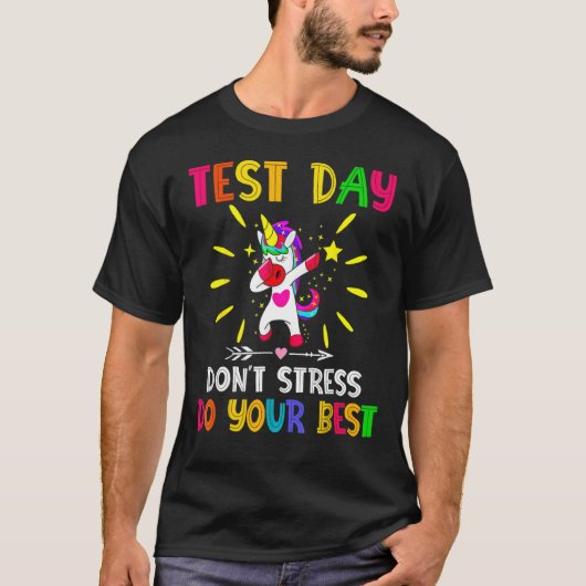 Testen des Testlehrers am Testtag T-Shirt (Vorderseite)