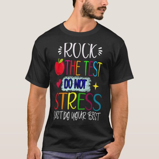 Testen des Testlehrers am Testtag T-Shirt (Vorderseite)