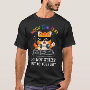 Testen des Testlehrers DJ Cat Dabb T-Shirt