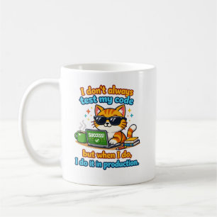 Testen in der Produktion Kaffeetasse