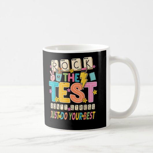 Testen Sie den Test, um die besten Lehrer zu teste Kaffeetasse (Rechts)
